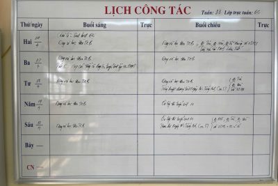 LỊCH CÔNG TÁC TUẦN 2 THÁNG 4 NĂM 2026