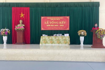 TRƯỜNG THCS TRỊNH XÁ TỔ CHỨC TRANG TRỌNG LỄ TỔNG KẾT NĂM HỌC 2024–2025